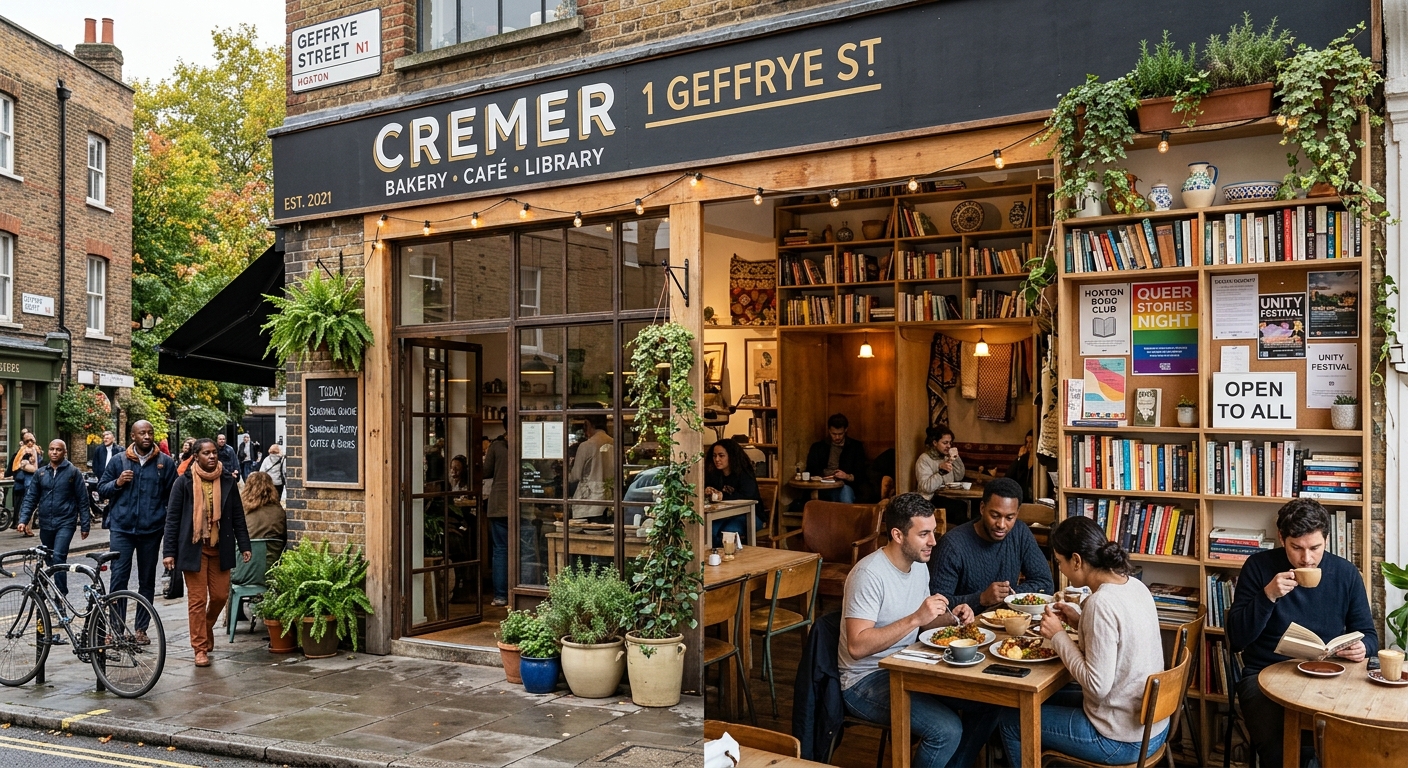 Discover Cremer in Hoxton: London’s Exciting New Café and Library Hotspot!