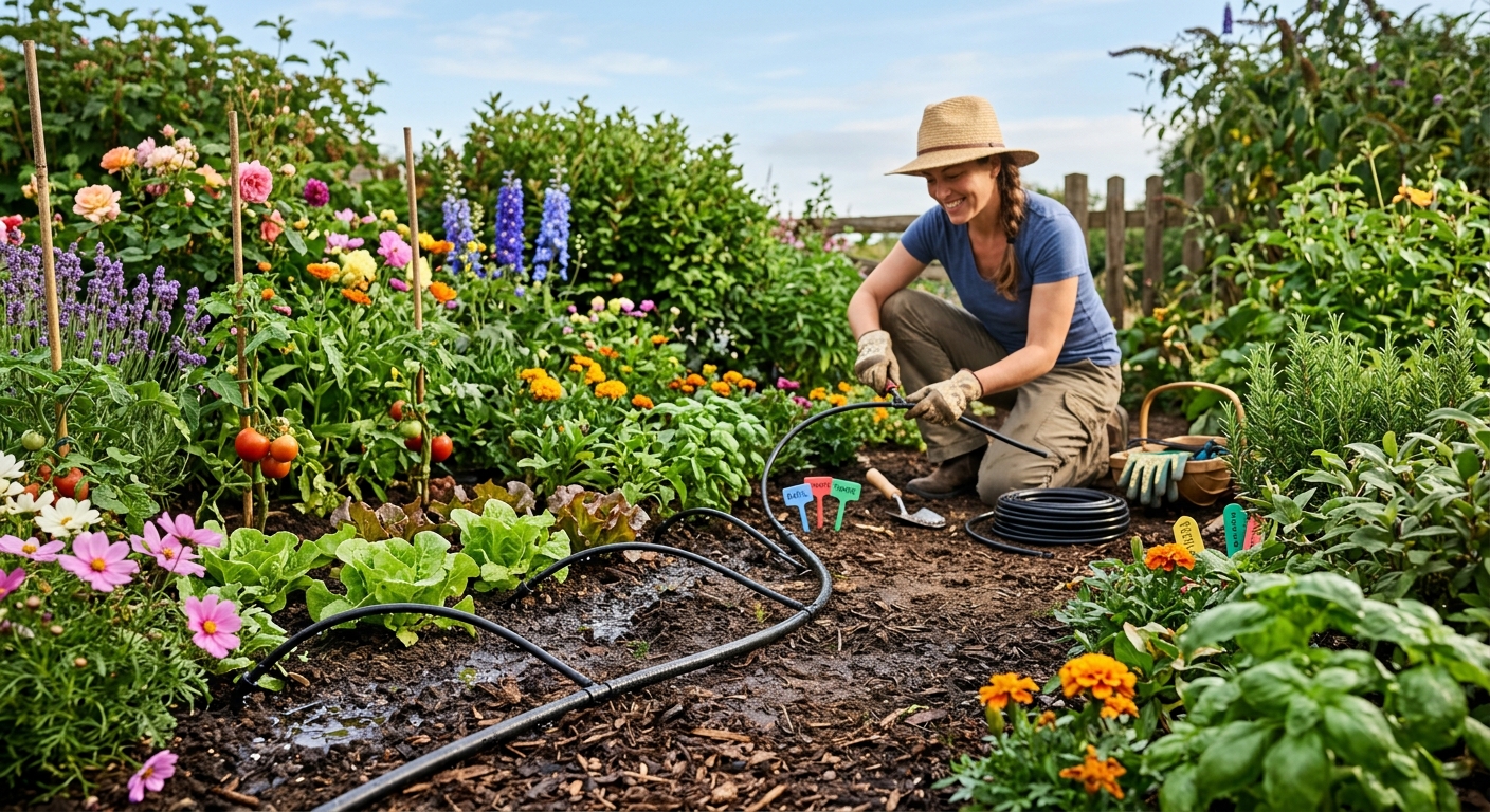 Transform Your Garden: A Step-by-Step Guide to Installing a Drip Irrigation System!